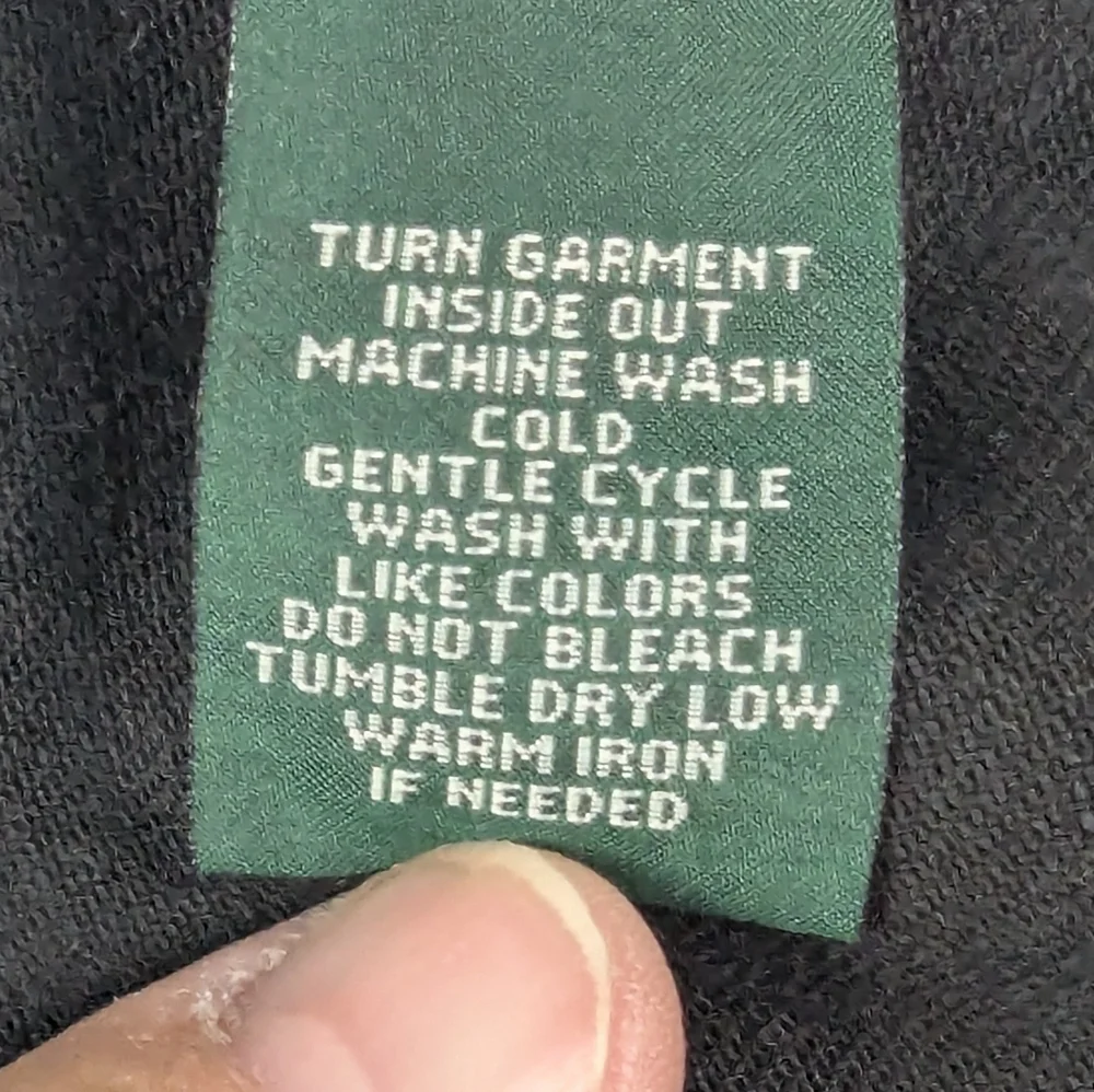 Lauren Ralph Lauren Size 10 Petite Black Denim Jeans